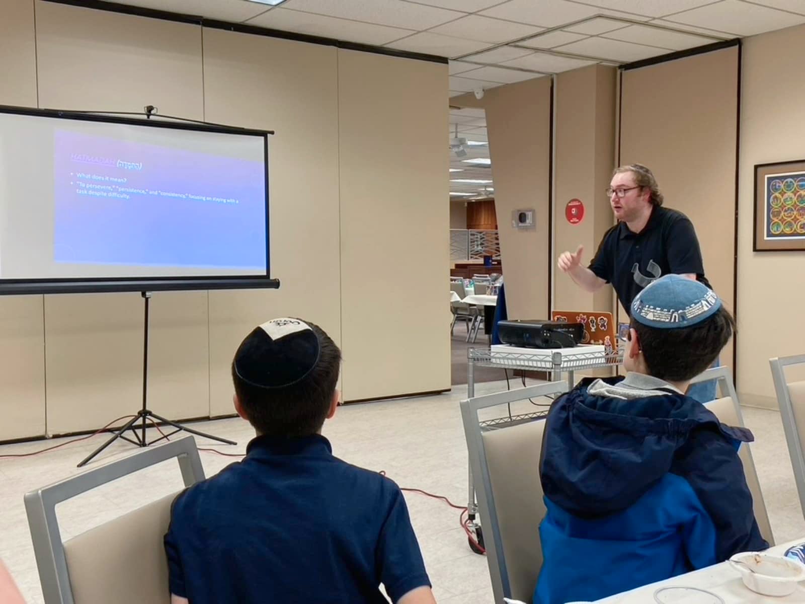 David Last speaking to a group
