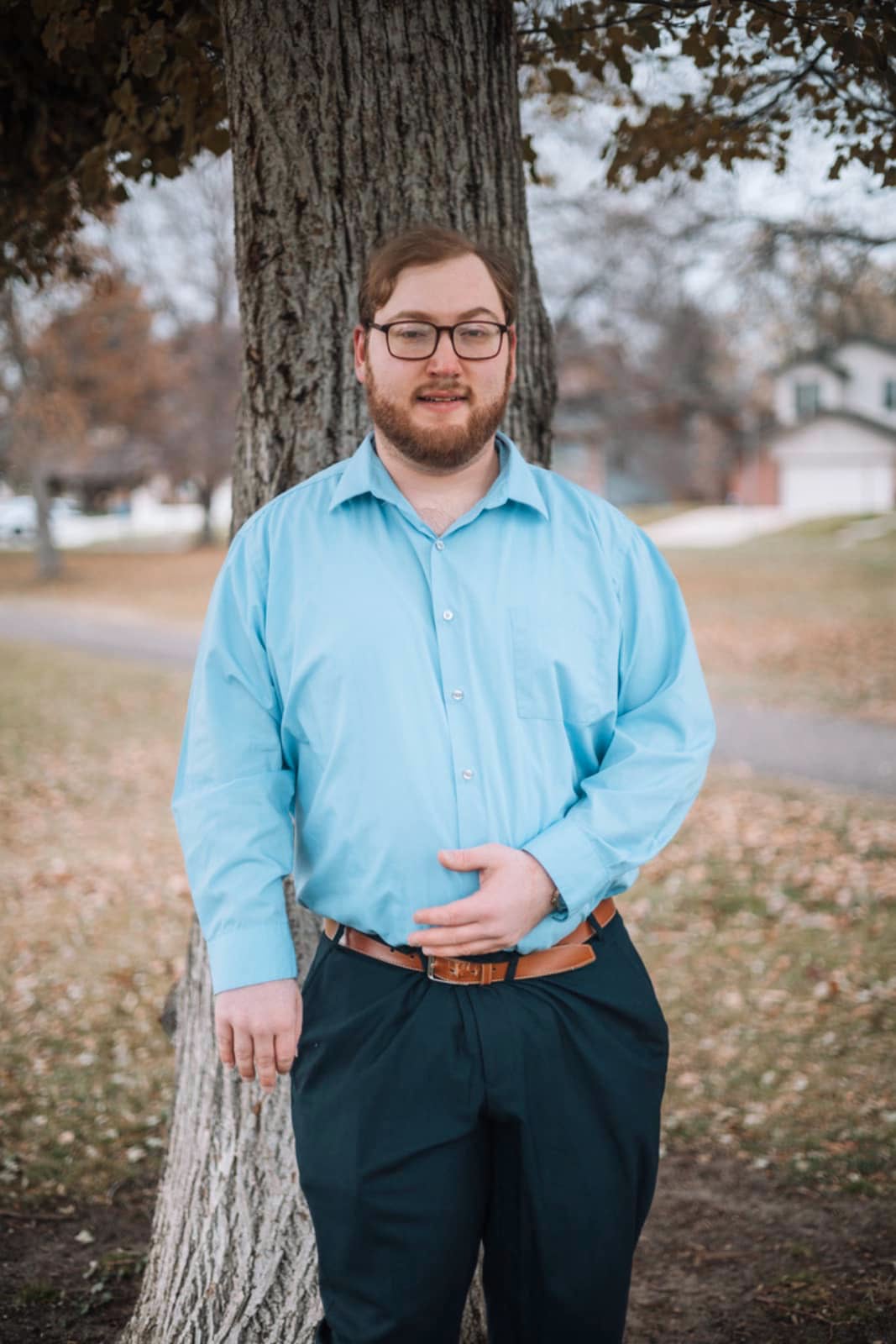 Portrait of David Last outdoors